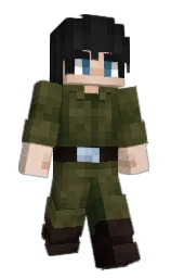 lisbon brown and black olive Minecraft skin — Slim model — first worn by DanilkaJUK