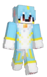 Lingsnow's Minecraft skin wearing the 15th Anniversary cape
