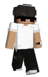 white and rangoon green Minecraft skin — Slim model
