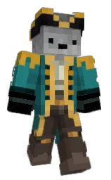 Zealian's Minecraft skin wearing the Migrator cape