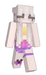 bridesmaid and cinderella Minecraft skin — Slim model — first worn by koies