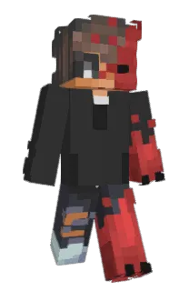 Front of Fuldy's skin