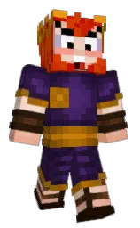 Aphrodelic's Minecraft skin wearing the 15th Anniversary cape