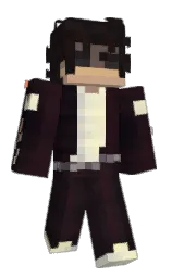 cocoa brown and cod gray Minecraft skin — Slim model — first worn by 2FASTDW
