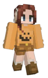 KTLyric's Minecraft skin wearing the Aurora cape