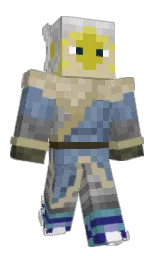 Yjio's Minecraft skin wearing the Migrator cape
