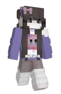 Front of Evfka's skin