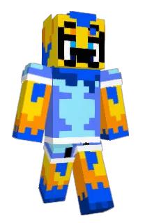 Front of Blueruleus's skin