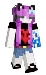 LAPDK66's Minecraft skin wearing the Cherry Blossom cape