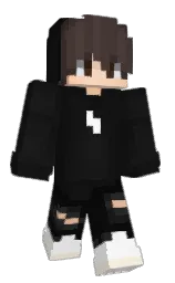 SparkBG's Minecraft skin wearing the Migrator cape