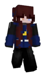 blue zodiac and black russian Minecraft skin — Slim model — first worn by iiSun_