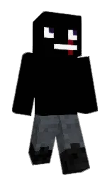 black and tuna Minecraft skin — Classic model — first worn by Casooo