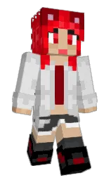 ArtymisTheKitty's Minecraft skin wearing the Aurora cape