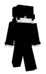 black and black russian Minecraft skin — Slim model — first worn by richispace