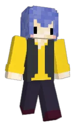 candlelight and blackcurrant Minecraft skin — Classic model — first worn by UselessArtTrash