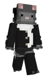 Vanhhopi's Minecraft skin wearing the Aurora cape