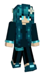 daintree and black Minecraft skin — Slim model — first worn by LarryGT