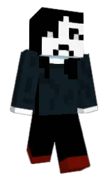 black and aztec Minecraft skin — Slim model
