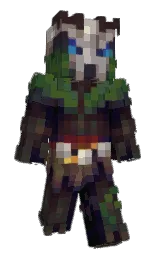 lnvidius's Minecraft skin wearing the Migrator cape