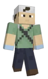 Flampok's Minecraft skin wearing the Cherry Blossom cape