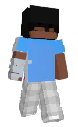 cod gray and silver Minecraft skin — Classic model — first worn by Itzkevso