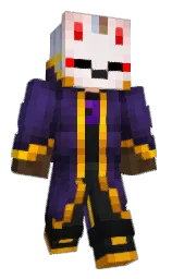 jacarta and port gore Minecraft skin — Classic model — first worn by GhostyBoyPlus