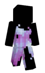 lilac bush and cold purple Minecraft skin — Slim model — first worn by luvkiwi8
