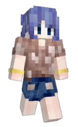 Free1y's Minecraft skin wearing the 15th Anniversary cape