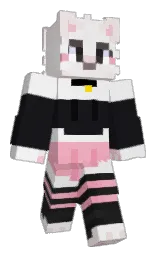 concrete and black Minecraft skin — Classic model — first worn by kofranz1
