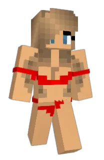 Front of Whiskerine's skin