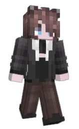 woody brown and tundora Minecraft skin — Slim model — first worn by Shigure_Miner