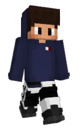 AlwaysMichi's Minecraft skin wearing the Migrator cape