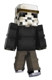 Front of Leveledd's skin