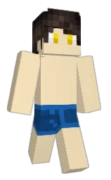 wheat and chathams blue Minecraft skin — Classic model — first worn by itchypopcorner