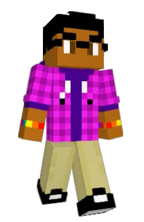 Front of NerdyQwerty's skin