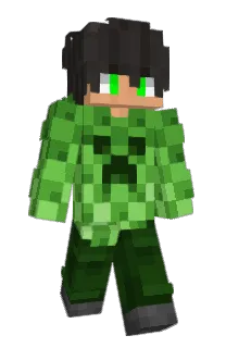 Front of Srceta's skin