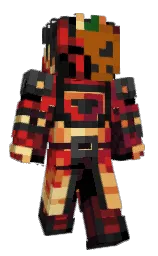 Minecraft-Skin in black und paco — Modell: Klassisch