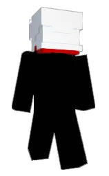 solitude and white Minecraft skin — Slim model — first worn by Mine_Skin