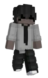gray and mine shaft Minecraft skin — Slim model — first worn by vDark180p