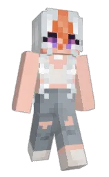 mandys pink and geyser Minecraft skin — Slim model — first worn by StarlightGames