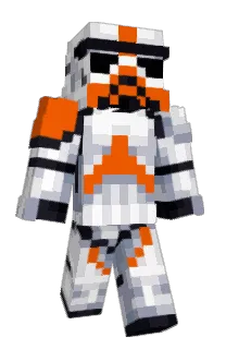 Front of ClumsyCare's skin