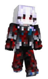 woodsmoke and white Minecraft skin — Classic model