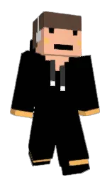 Viiner78's Minecraft skin wearing the Purple Heart cape