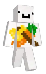 rose white and white Minecraft skin — Classic model