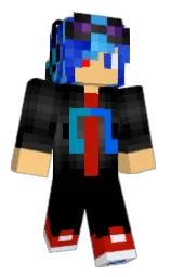 Crash_Rose_Red's Minecraft skin wearing the Migrator cape