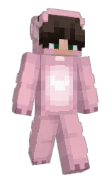 beauty bush and light orchid Minecraft skin — Slim model