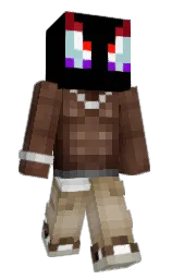 black and sandrift Minecraft skin — Classic model