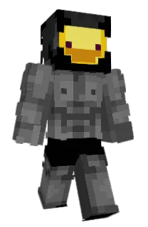 Front of Quackstone's skin