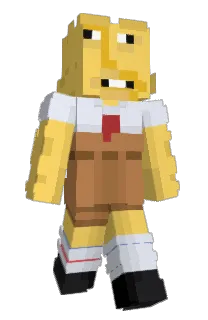 Front of Clicter's skin