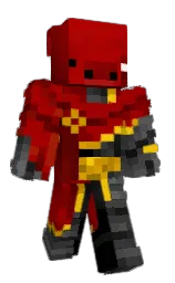 bright red and rosewood Minecraft skin — Slim model